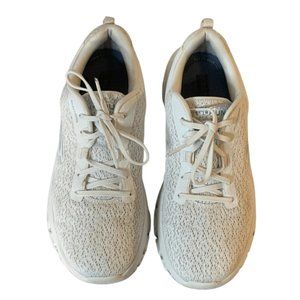 Skechers Women's White Go Run Glide Step Sneakers Size 9